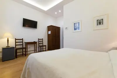 Letto o letti in una camera di Casale Catania