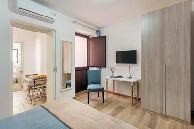 TV o dispositivi per l'intrattenimento presso Centre Apartment Grotte Bianche 2