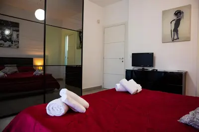 Letto o letti in una camera di Etna Catania Center
