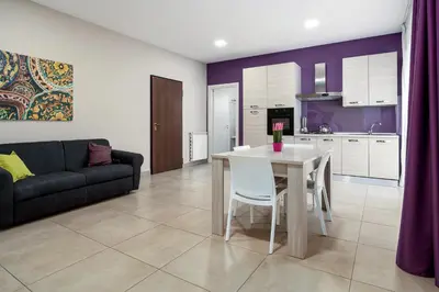 Cucina o angolo cottura di Residence I Dioscuri by RECEPTIO