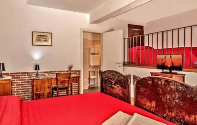 Cucina o angolo cottura di Casale Poggio del Tiglio