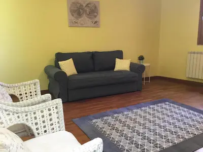 Area soggiorno di La Casa de Maia