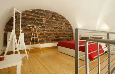 Letto o letti in una camera di Antiche Volte