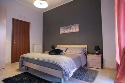 Letto o letti in una camera di B&B LAVIKA PEDARA