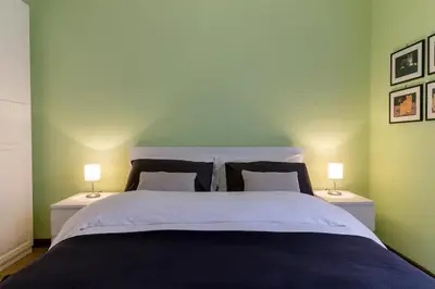 Letto o letti in una camera di Villa 'Nduccia