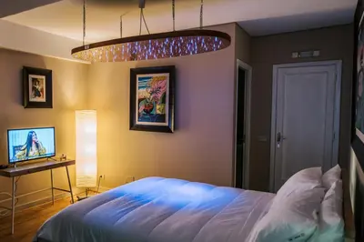 Letto o letti in una camera di Le Finestre di Via Asiago