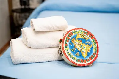 Letto o letti in una camera di BG Loft Azzurro