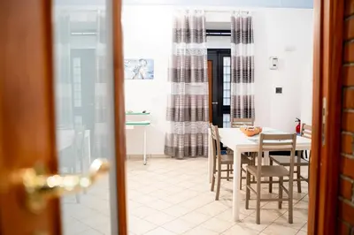 Area soggiorno di BG Loft Azzurro
