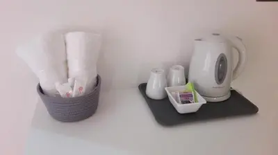 Set per la preparazione di tè e caffè presso B&B TERRA DI MITI