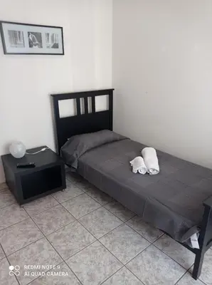 Letto o letti in una camera di La casa del Professore
