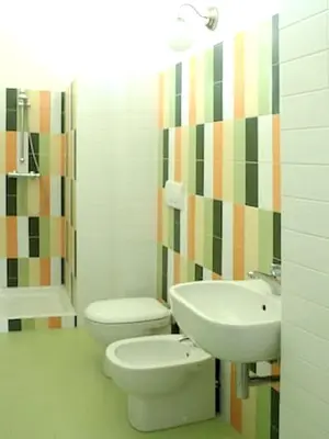 Bagno di Welcoming apartment in Nicolosi with included parking