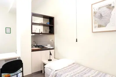 Letto o letti in una camera di Welcoming apartment in Nicolosi with included parking