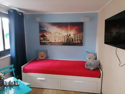 Letto o letti in una camera di Viky House