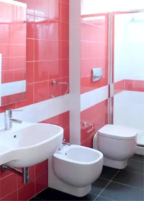 Bagno di Cozy studio in Nicolosi, 30 m² with included parking