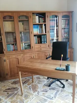 Biblioteca nella casa vacanze