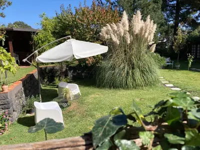 Giardino di Casa Gino Petrulli Etna, villa con piscina