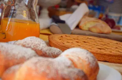 Cibo presso il bed & breakfast o nelle vicinanze