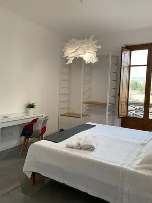 Letto o letti in una camera di La casa di Nonna Maria