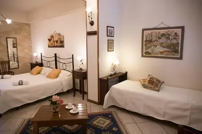 Letto o letti in una camera di Casa al Centro Storico