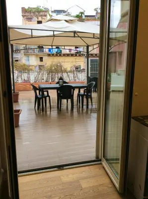 Balcone o terrazza di Spacious Apartment in Catania, terrace & city view
