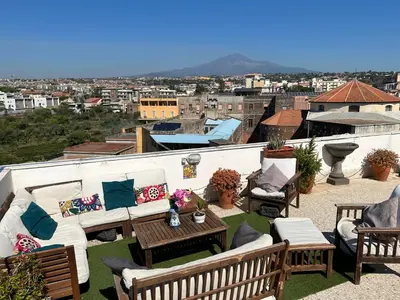 Balcone o terrazza di Residenza Parco Gioeni