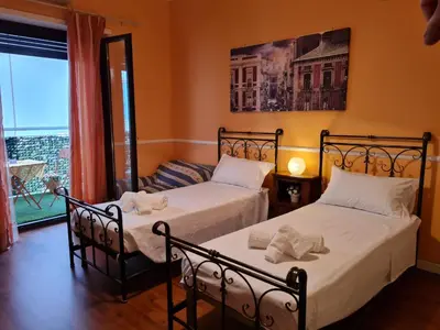 Letto o letti in una camera di La Maison Blanche