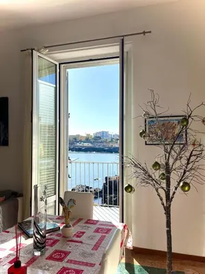 Vista sul fiume nelle vicinanze dell'appartamento