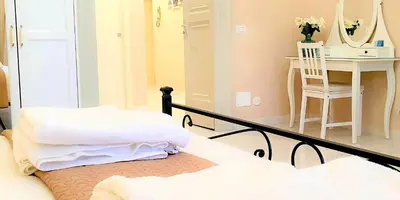 Letto o letti in una camera di Antica Dimora Barocca