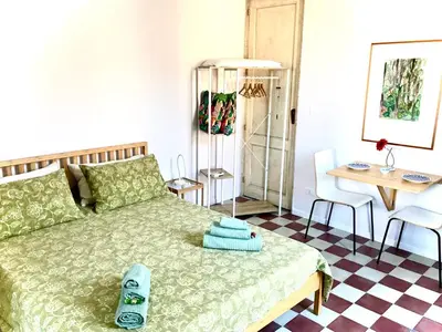 Letto o letti in una camera di Il giardino delle zagare - miniappartamento tra Etna e mare