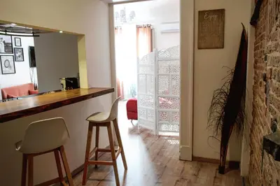 Area soggiorno di Le Moresche Apartment