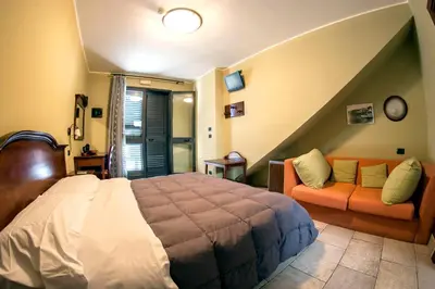 Letto o letti in una camera di Charming house with sea view in Capo Mulini