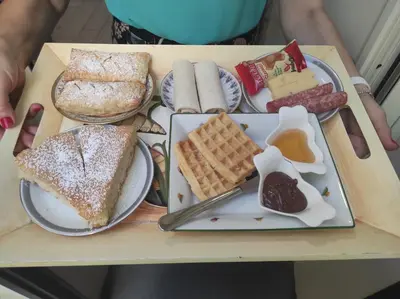 Cibo presso il bed & breakfast o nelle vicinanze