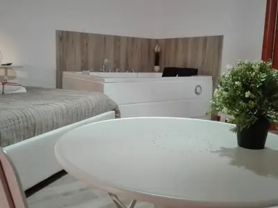Letto o letti in una camera di Le tre meraviglie a 200 m dal mare