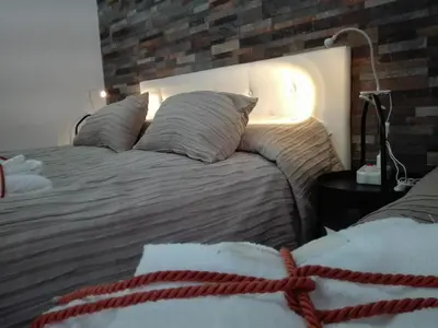 Letto o letti in una camera di Le tre meraviglie a 200 m dal mare