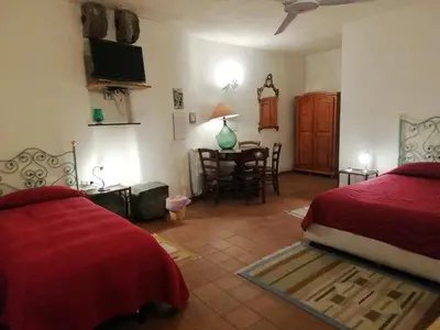 Letto o letti in una camera di Case Zuccaro