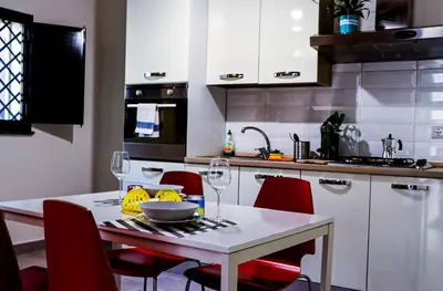 Cucina o angolo cottura di Trinacria apartments