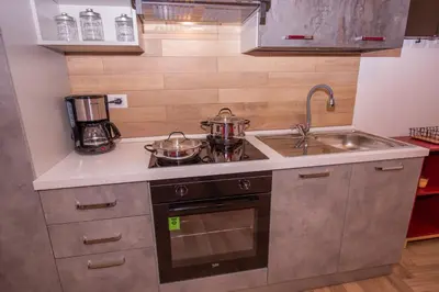 Cucina o angolo cottura di Giuseppe Verdi Luxury Apartments Catania Centro