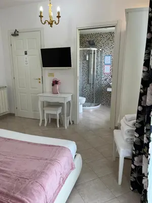 Letto o letti in una camera di Euthalia