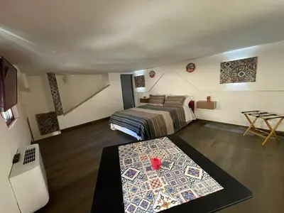 Letto o letti in una camera di Etna Hills