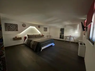 Letto o letti in una camera di Etna Hills