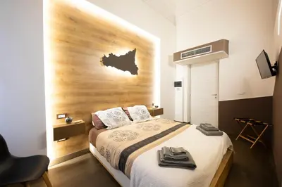 Letto o letti in una camera di Etna Hills