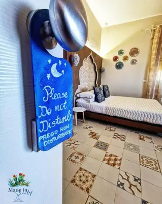 Letto o letti in una camera di Made in Sicily Santa Tecla
