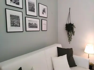 Area soggiorno di D'Annunzio Street Apartment