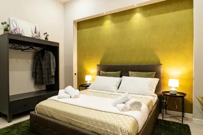 Letto o letti in una camera di Casa Magò