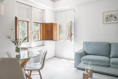 Area soggiorno di Euphorbia Apartment by Wonderful Italy