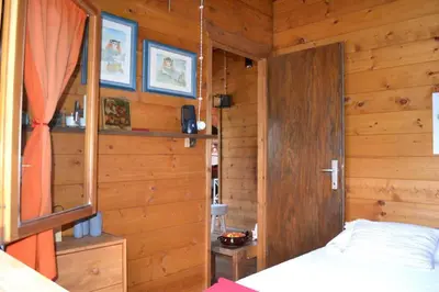Letto o letti in una camera di Intry Etna Chalet
