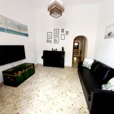 TV o dispositivi per l'intrattenimento presso Saponaria casa al mare