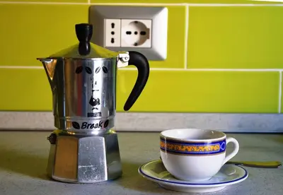 Set per la preparazione di tè e caffè presso Da Aloisia - Casa Vacanze