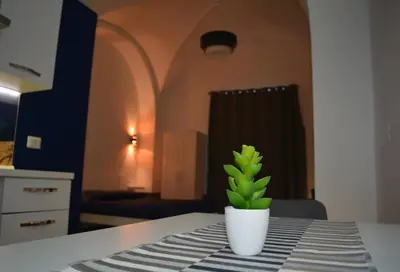 Letto o letti in una camera di Cortile Cerami Lux