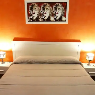 Letto o letti in una camera di B&B Aria Dell' Etna